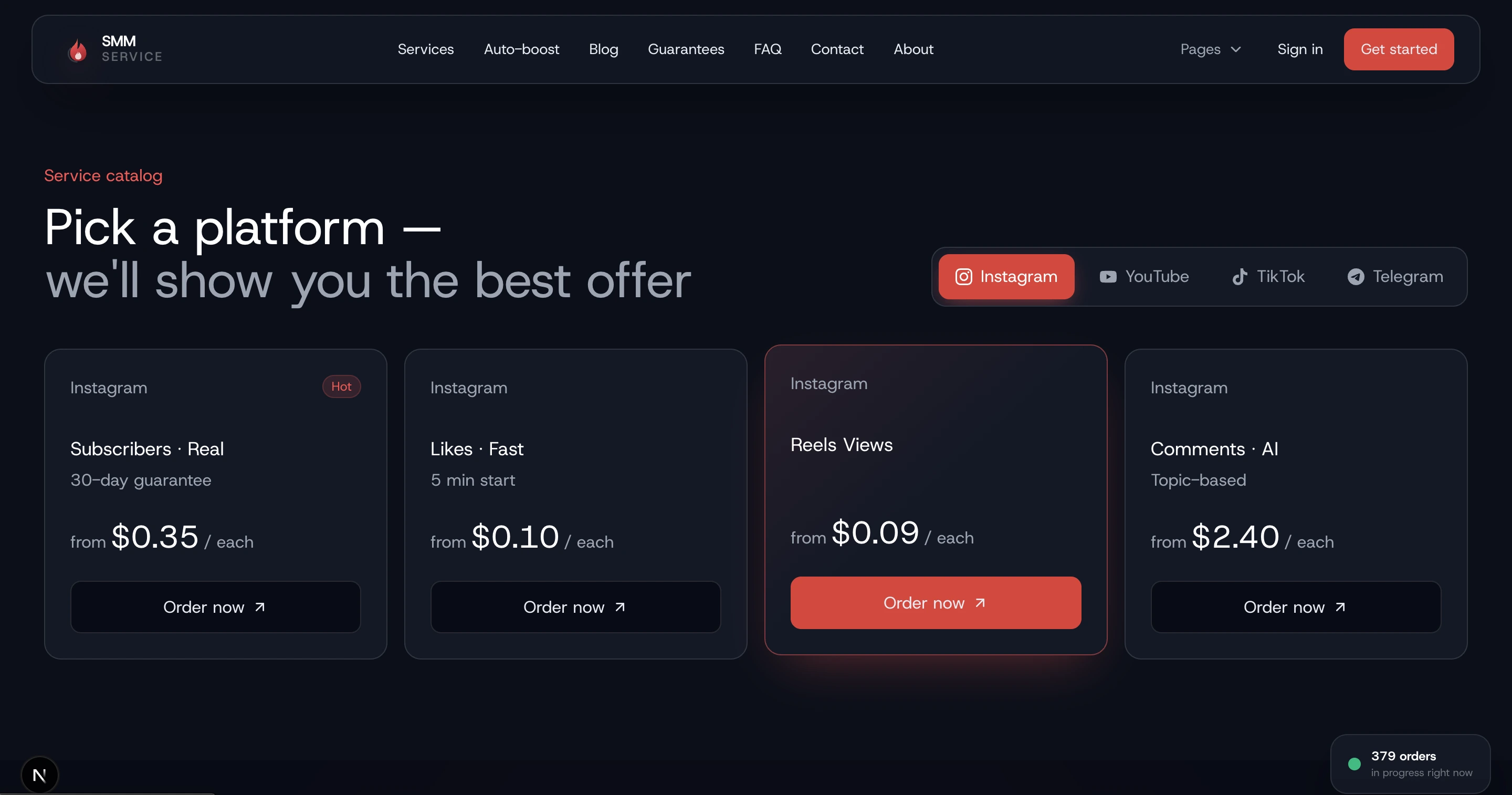 Creator Marketing Platform — admin-консоль